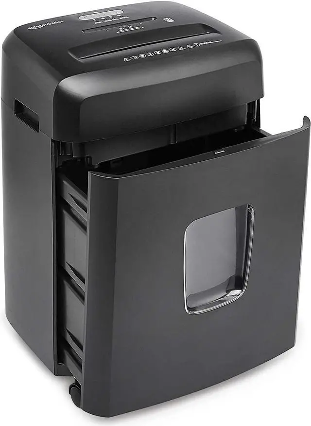 Alt view image 2 of 7 - Xiaogan 15-Sheet Heavy Duty Cross-Cut Paper Shredder - Shred Paper, Credit Cards, Documents - 6-Gallon Bin (New Model)