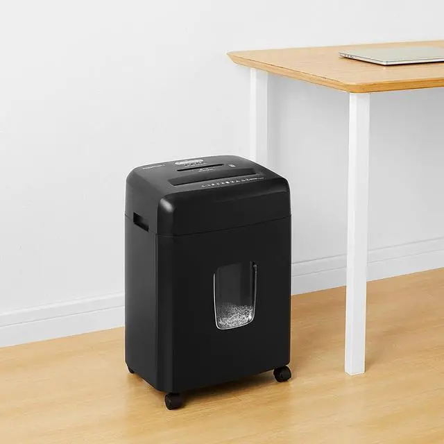 Alt view image 7 of 7 - Xiaogan 15-Sheet Heavy Duty Cross-Cut Paper Shredder - Shred Paper, Credit Cards, Documents - 6-Gallon Bin (New Model)