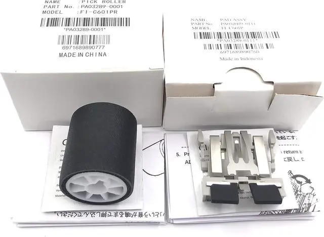 Alt view image 2 of 6 - 20SET X PA03289-0001 PA03289-0111 Pick Pickup Roller Separation Pad Compatible with Fujitsu fi-5120 fi-6010N fi-6000NS fi-5120C fi-5220C fi-4120C2 fi-4220C2 fi-4120C fi-4220C