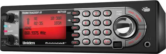 Main image of Uniden BearTracker Scanner (BCT15X) with 9,000 Channels, TrunkTracker III Technology, Base/Mobile Design, Close Call RF Capture Technology with Location-Based Scanning, - Black Color
