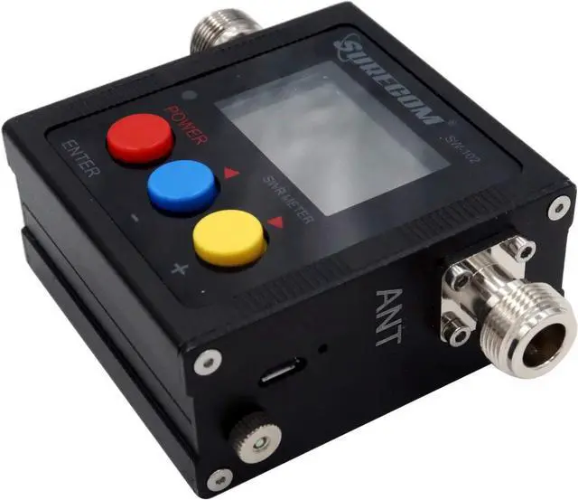 Alt view image 2 of 7 - Mcbazel Surecom SW-102 Digital VHF/UHF 125-525Mhz Antenna Power & SWR Meter, Welcome to consult