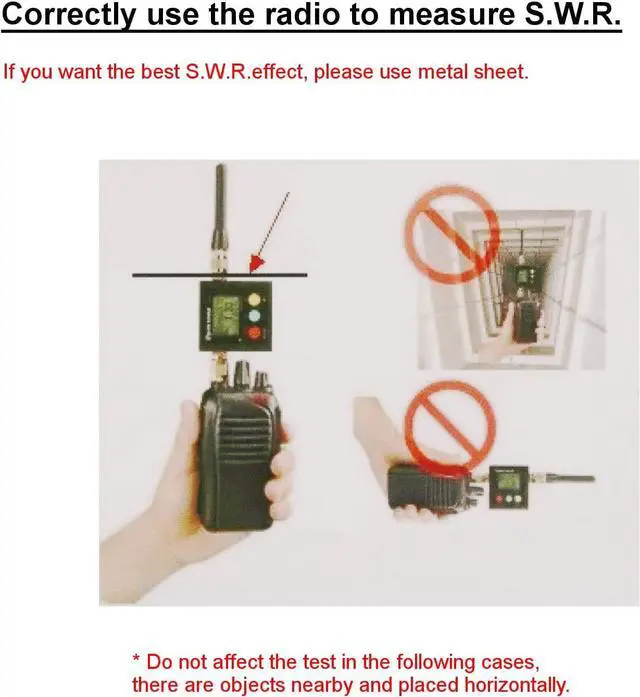 Alt view image 7 of 7 - Mcbazel Surecom SW-102 Digital VHF/UHF 125-525Mhz Antenna Power & SWR Meter, Welcome to consult