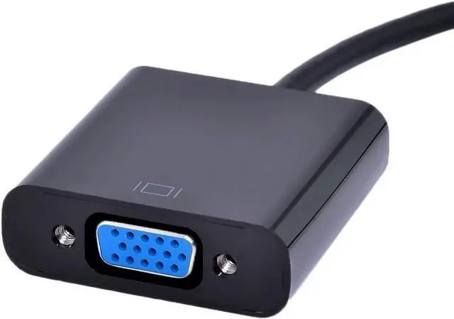 Alt view image 3 of 7 - ? Micro HDMI to VGA Cable Adapter Converter 15 Pin d Sub Micro HDMI Gold Male to VGA Female Connector Cord for Laptop Computer Connect to Monitor Apply to PC MAC PS4 Projector etc