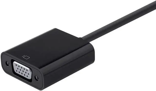 Alt view image 9 of 14 - Monoprice DisplayPort 1.2a to VGA Active Adapter - Black, For HDTV, Projector, Computer, Monitor Desktop, Laptop, PC