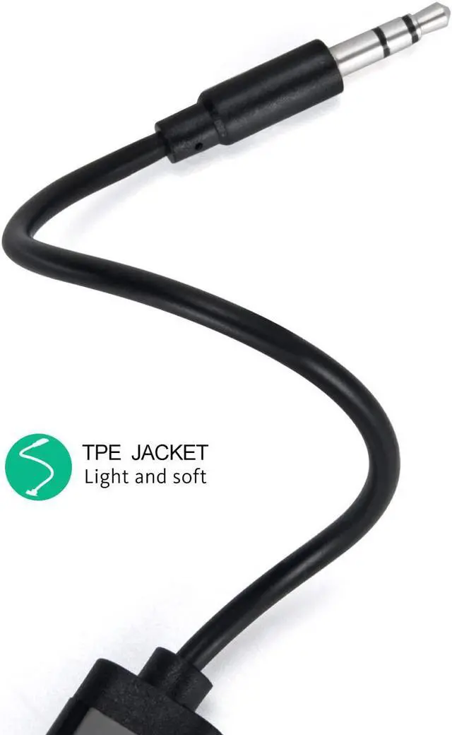 Alt view image 4 of 6 - 3.5mm Headphone Splitter Cable 1/8 Inch AUX Stereo Jack Audio Splitter 1 Male to 2 3 4 Female Adapter Cable for Mp3 Player Mobile Phone Laptop PC Headphone Speakers(Black)