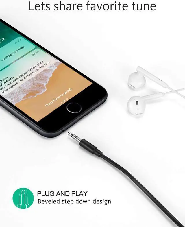 Alt view image 5 of 6 - 3.5mm Headphone Splitter Cable 1/8 Inch AUX Stereo Jack Audio Splitter 1 Male to 2 3 4 Female Adapter Cable for Mp3 Player Mobile Phone Laptop PC Headphone Speakers(Black)