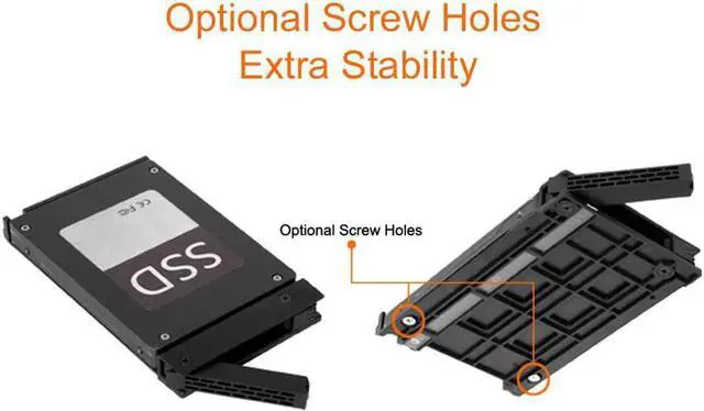 Alt view image 6 of 7 - 4 Bay 2.5" SAS/SATA HDD & SSD Hot Swap Cage for External 5.25" Bay | ExpressCage MB324SP-B