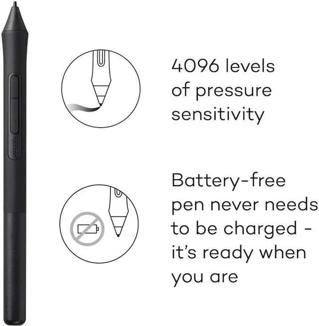 Alt view image 3 of 7 - Good Product Outlet Intuos Wireless Graphics Drawing Tablet for Mac, PC, Chromebook & Android (small) with Software Included - Black (CTL4100WLK0)