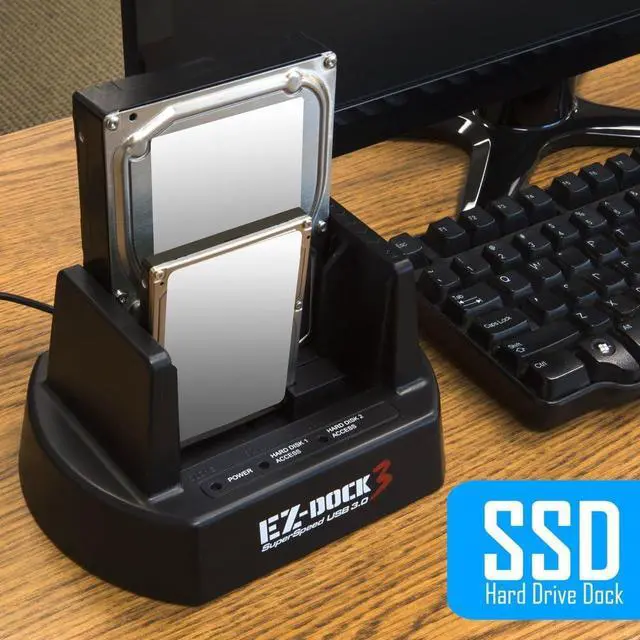 Alt view image 3 of 7 - KingWin 2 Bay USB 3.0 EZ Dock For 2.5-Inch and 3.5-Inch with Clone (EZD-2537U3)