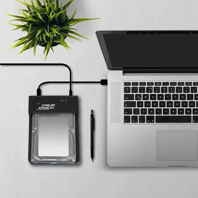 Alt view image 2 of 7 - KingWin True Dock USB 3.0 Lay Flat Docking Station (TD-2535U3)