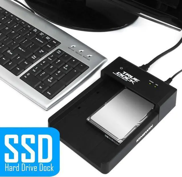 Alt view image 5 of 7 - KingWin True Dock USB 3.0 Lay Flat Docking Station (TD-2535U3)