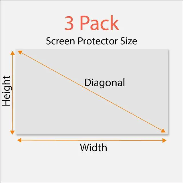 Alt view image 6 of 7 - Anti Blue Light Screen Protector (3 Pack) for 23 Inches (Screen Measured Diagonally) Desktop Monitor. Filter Out Blue Light and Relieve Computer Eye Strain to Help You Sleep Better