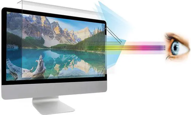 Main image of Anti Blue Light Screen filter compatible with 27 inch Apple iMac Only (Does NOT fit regular 27 inches Monitor), Blocks Excessive Harmful Blue Light, Reduce Eye Fatigue and Eye Strain