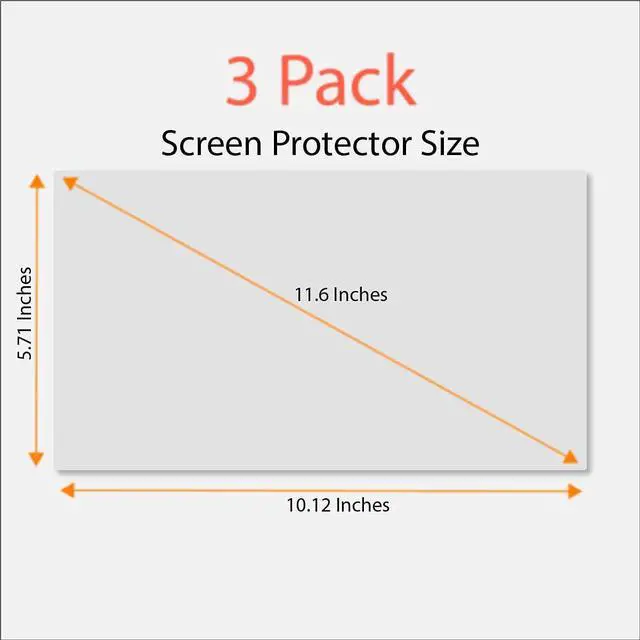 Alt view image 6 of 6 - Anti Blue Light Screen Protector (3 Pack) for 11.6" Lenovo Chromebook, 11.6" Acer Chromebook, 11.6" Asus Chromebook, 11.6" Samsung Chromebook, 11.6" Dell Chromebook, 11.6" HP Chromebook