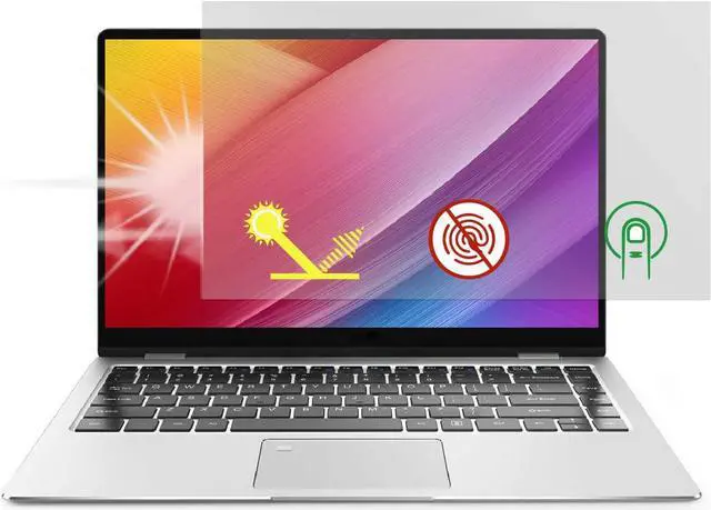 Main image of Anti-Glare and Anti Finger Print Screen Protector (3 Pack) for 15.6 Inches Laptop