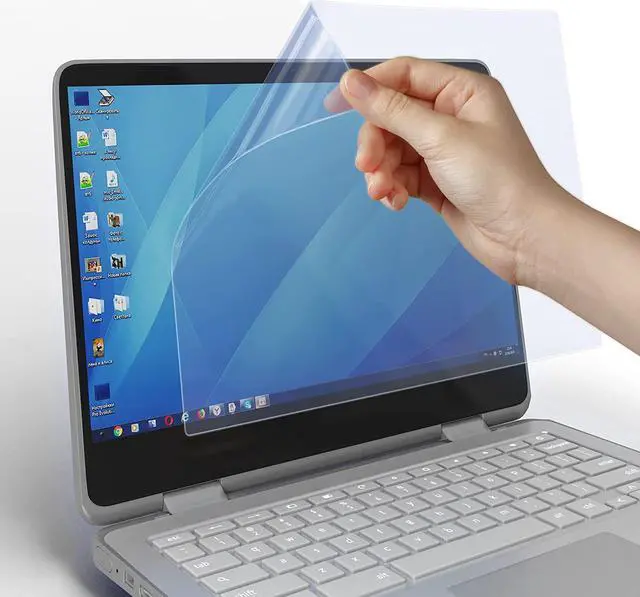 Alt view image 2 of 7 - Anti-Glare and Anti Finger Print Screen Protector (3 Pack) for 15.6 Inches Laptop