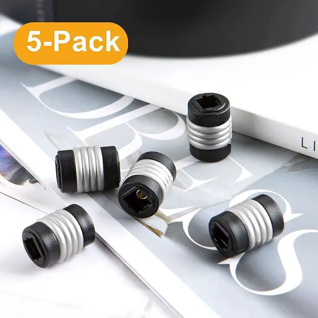 Alt view image 6 of 7 - Optical Extension Coupler,CableCreation [5-Pack] Optical Toslink Female to Toslink Female Extention Connector