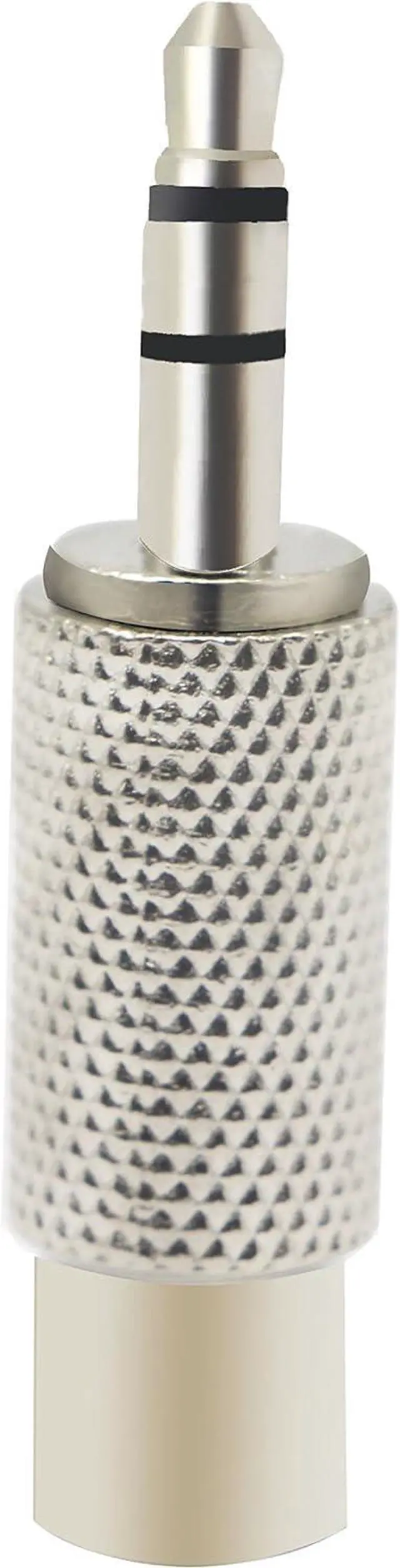 Alt view image 5 of 7 - RCA to 3.5MM Audio Adapter Metal 3.5mm (1/8 Inch) Stereo Plug Male to RCA Female Jack Adaptor Connector(Silver)(2 Packs 3-Pole)