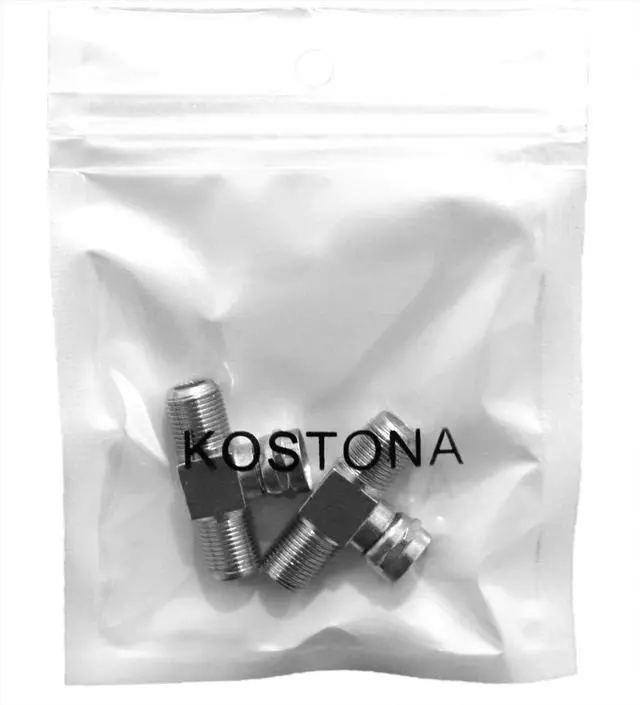 Alt view image 3 of 3 - F-Type RG6 Coax Cable Splitter Combiner Adapter Connecter for TV Video Antenna Cable Satellite (2 Pack 3-Way F-Type Male to 2 Female)
