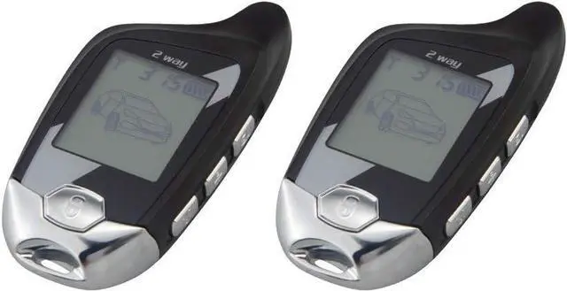 Alt view image 7 of 7 - EC203 2 Way car Alarm System with LCD Pager Display, ultrasonic Sensor & Shock Sensor DC12V