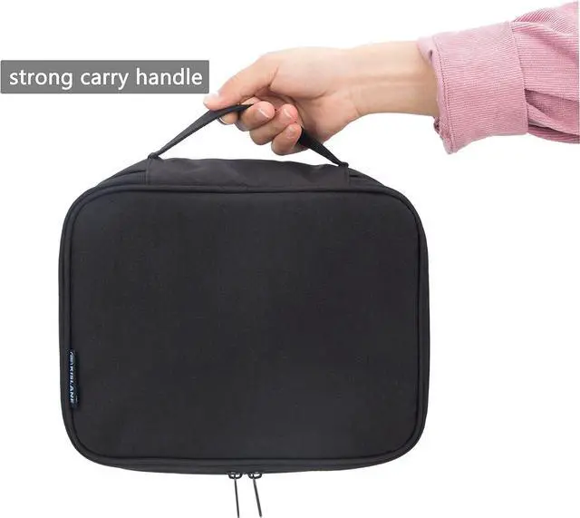 Alt view image 5 of 5 - KISLANE Soft Carrying Case Compatible with Oculus Quest 2 VR, Headset Fits for Travel, Home, Outdoor, Not Compatible with Elite Strap(Black)