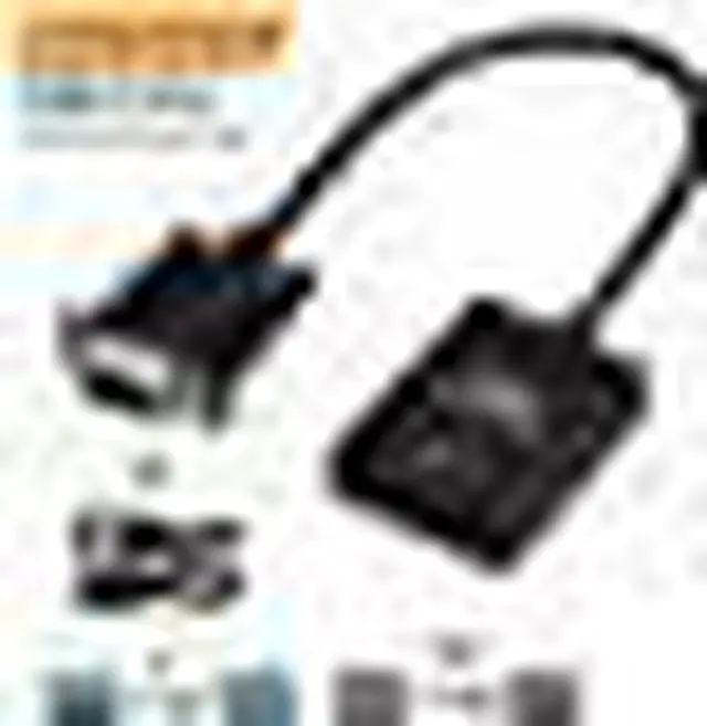 Alt view image 2 of 7 - VGA to HDMI, Good Product Outlet 1080P VGA to HDMI Adapter (Male to Female) for Computer, Desktop, Laptop, PC, Monitor, Projector, HDTV with Audio Cable and USB Cable (Black)