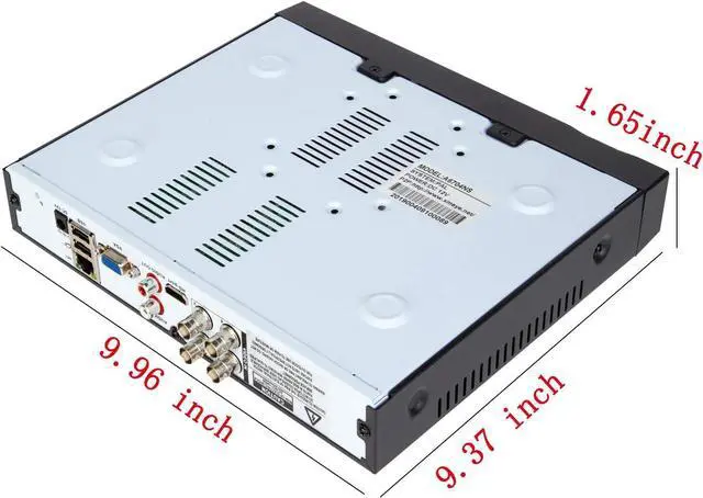 Alt view image 3 of 7 - Gadpiparty 4CH 1080N Hybrid 5-in-1 AHD DVR (1080P NVR+1080N AHD+960H Analog+TVI+CVI) Standalone DVR CCTV Surveillance Security System Video Recorder Motion Detection Hard Drive not Included