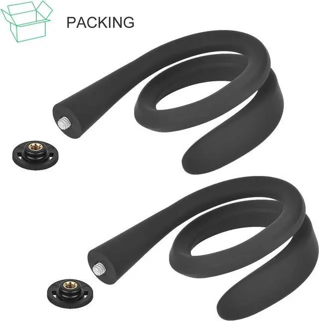 Alt view image 7 of 7 - ALERTCAM 2Pack Flexible Twist Mount for Blink XT, Blink XT2, Blink Mini, Blink Outdoor 4 (4th Gen) / (3rd Gen) Wireless Home Security Camera System - Black