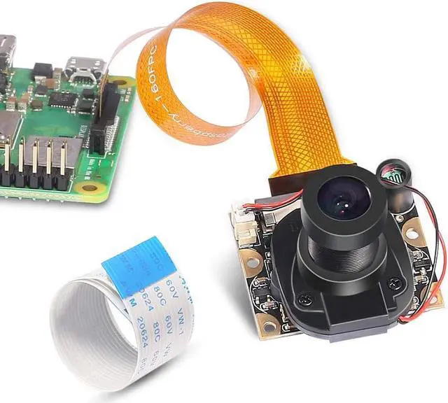 Main image of for Raspberry Pi 3 Model B+ Camera Module Automatic IR-Cut Switching Day/Night Vision Video Webcam Adjustable Focus 5MP OV5647 Sensor 1080p HD for Raspberry Pi 2/3 Model B Model A A+ Zero/Zero W