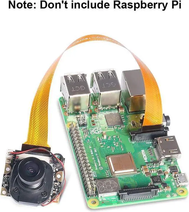 Alt view image 6 of 7 - for Raspberry Pi 3 Model B+ Camera Module Automatic IR-Cut Switching Day/Night Vision Video Webcam Adjustable Focus 5MP OV5647 Sensor 1080p HD for Raspberry Pi 2/3 Model B Model A A+ Zero/Zero W