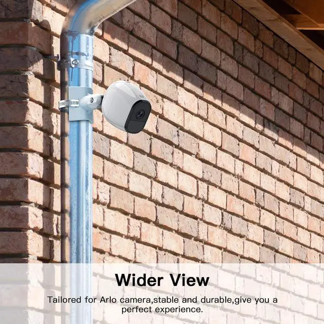 Alt view image 5 of 7 - Universal Outdoor Camera Mount for Arlo Pro 5S/Pro 4/Pro 3/Ultra 2/Essential XL,for eufyCam 2C/2C Pro and More Security Camera with 1/4 Thread(White, 2 Pack)
