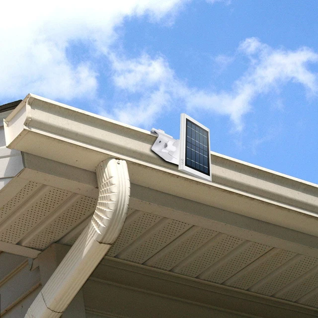 Alt view image 2 of 7 - HOLACA Universal Solar Panel Gutter Mount for Ring Solar Panels, White