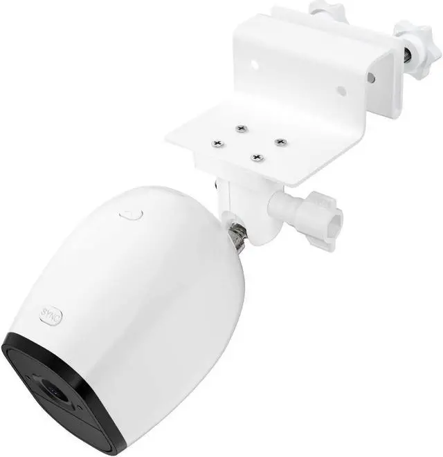 Alt view image 2 of 7 - HOLACA Gutter Mount for Arlo Pro 4 eufyCam 2C Pro E and 2 E20 E40 L20,Arlo Essential,Arlo Pro 2,Arlo Pro 3,Wyze Cam Outdoor,Arlo GO,Arlo Ultra Ultra 2,Arlo Light and Solar Panel(2 Pack, White)
