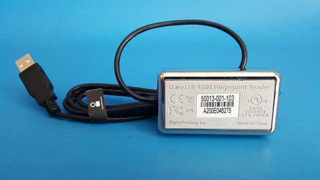 Alt view image 3 of 7 - Digital Persona U.are.U 4500 Fingerprint Reader - 50013-001-103 - USB (1)