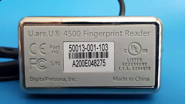 Alt view image 5 of 7 - Digital Persona U.are.U 4500 Fingerprint Reader - 50013-001-103 - USB (1)