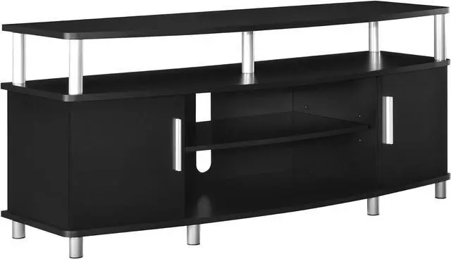 Alt view image 2 of 6 - Ameriwood Home Carson TV Stand for TVs up to 50", Black