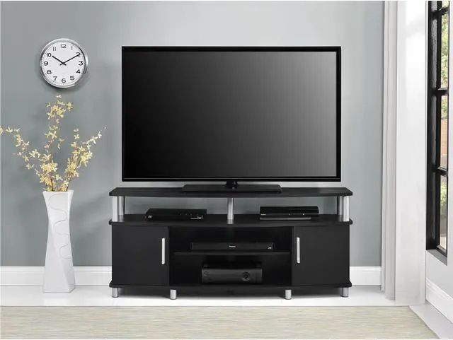 Alt view image 5 of 6 - Ameriwood Home Carson TV Stand for TVs up to 50", Black