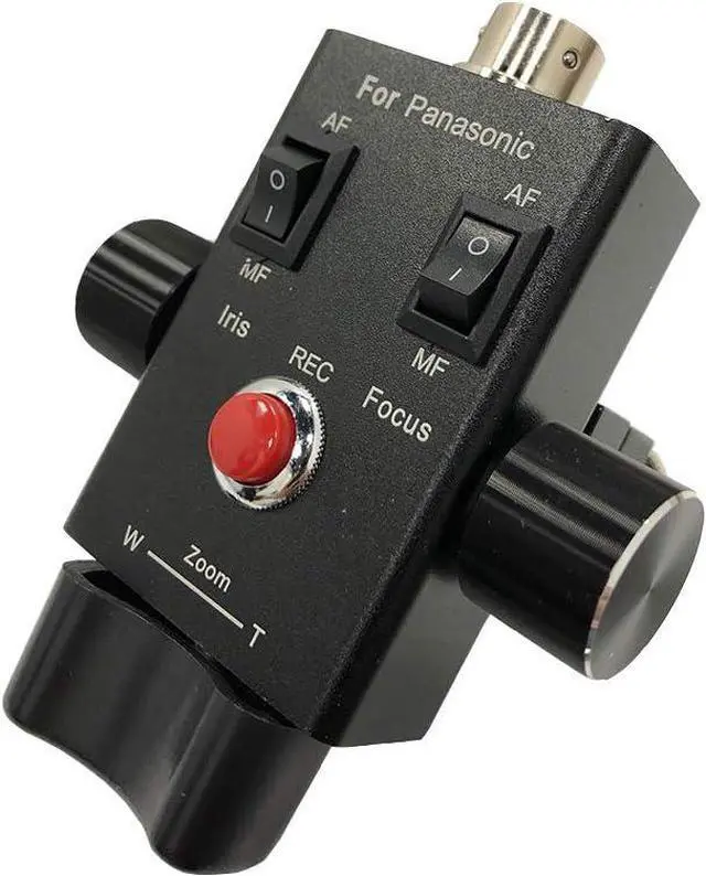 Alt view image 2 of 7 - Camcorder Zoom Controller Remote Control Zoom, Focus, and Iris Control for Panasonic HC-X1 AG-UX90 HC-PV100 AG-AC30 AG-UX180 HC-X1000 AG-AC90 AU-EVA1 DVX200 Video Camera Camcorder