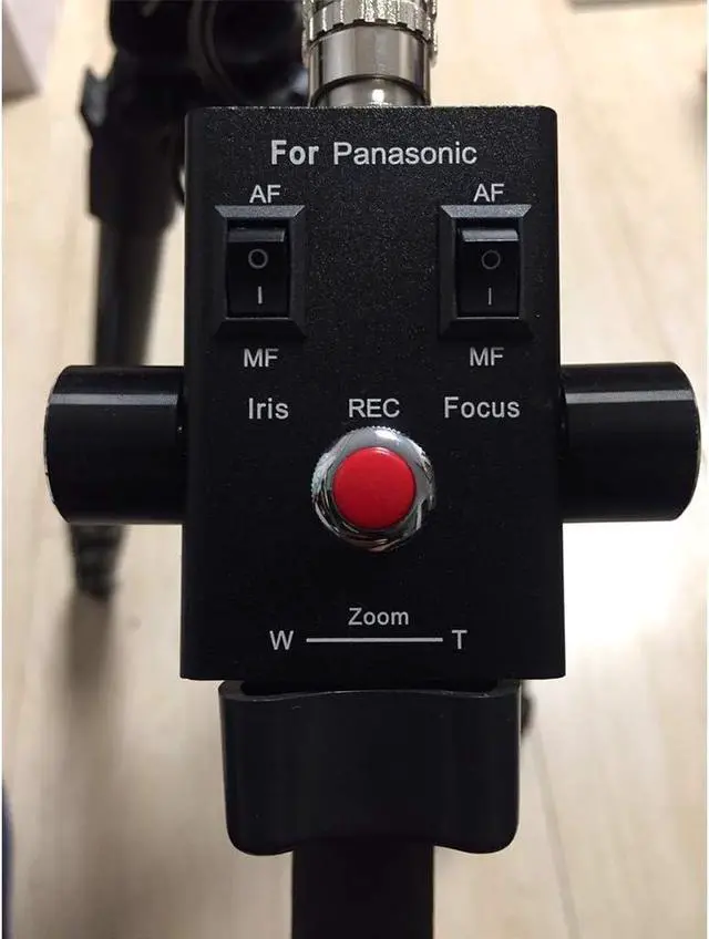 Alt view image 5 of 7 - Camcorder Zoom Controller Remote Control Zoom, Focus, and Iris Control for Panasonic HC-X1 AG-UX90 HC-PV100 AG-AC30 AG-UX180 HC-X1000 AG-AC90 AU-EVA1 DVX200 Video Camera Camcorder