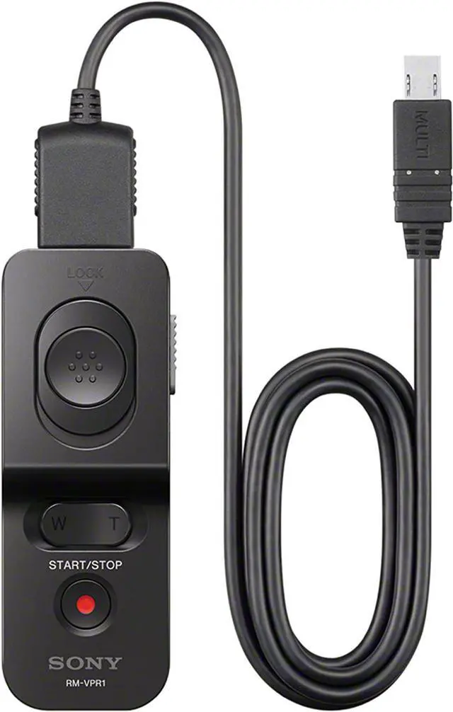 Alt view image 17 of 20 - Sony RM-VPR1 Remote Control with Multi-terminal Cable for Select Sony Cameras