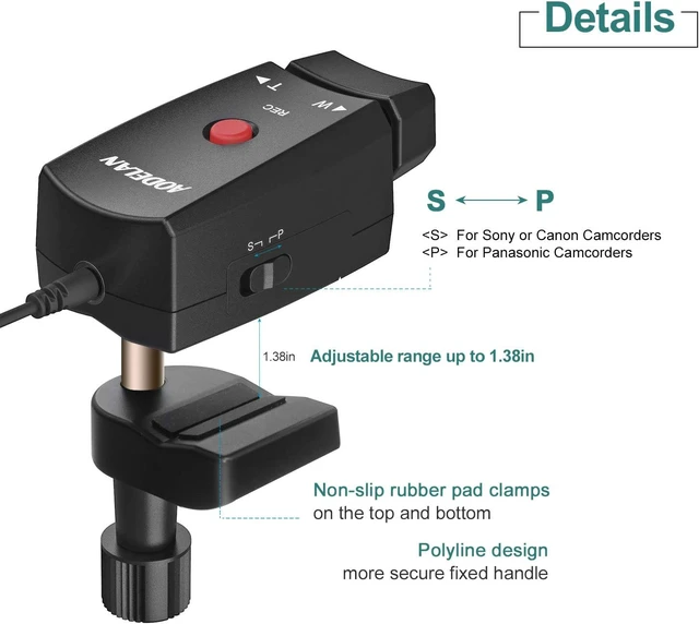 Alt view image 5 of 6 - Lanc Camcorder Zoom Controller Video Recording Remote Control