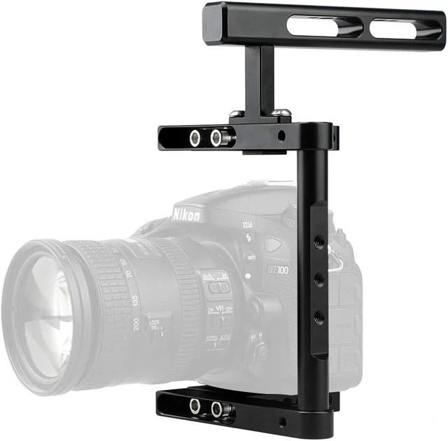 Alt view image 3 of 7 - Universal Basic Camera Cage Rig with Top Handle 1897