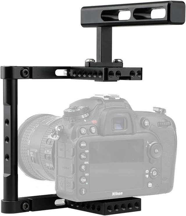 Alt view image 4 of 7 - Universal Basic Camera Cage Rig with Top Handle 1897