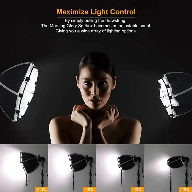 Alt view image 4 of 7 - LINCO Lincostore Photography Photo Table Top Studio Lighting Kit- 30 Seconds to Storage