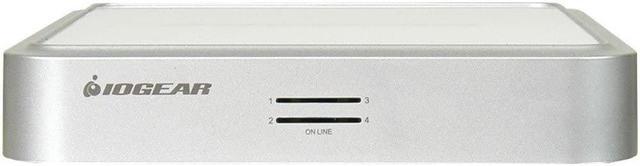 Main image of 4-Port MiniView Micro VGA USB KVM Switch with Audio and Cables, GCS634U