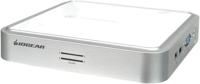 Alt view image 3 of 6 - 4-Port MiniView Micro VGA USB KVM Switch with Audio and Cables, GCS634U