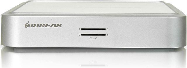 Alt view image 4 of 6 - 4-Port MiniView Micro VGA USB KVM Switch with Audio and Cables, GCS634U