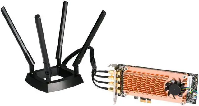 Main image of QNAP Dual-Band Wireless Wi-Fi Adapter PCIe Expansion Card QWA-AC2600