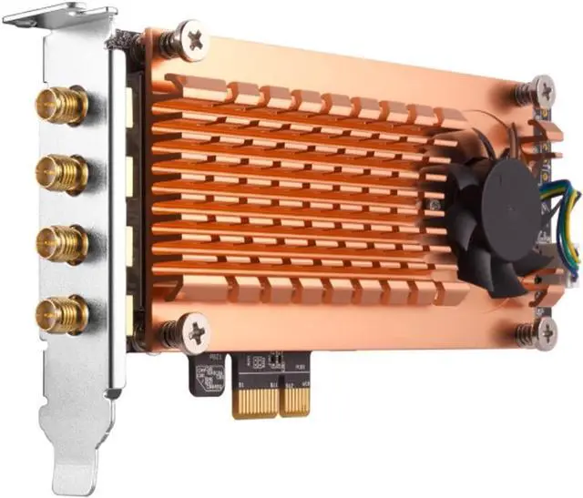 Alt view image 2 of 6 - QNAP Dual-Band Wireless Wi-Fi Adapter PCIe Expansion Card QWA-AC2600
