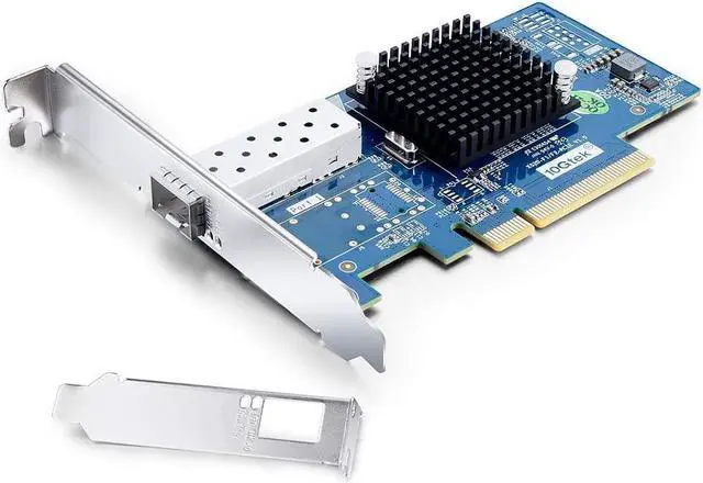 Alt view image 2 of 6 - 10Gb SFP+ PCI-E Network Card NIC, Compare to Intel X520-DA1, with Intel 82599EN Chip, Single SFP+ Port, PCI Express X8, Ethernet Converged Network Adapter Support Windows Server /Linux/VMware